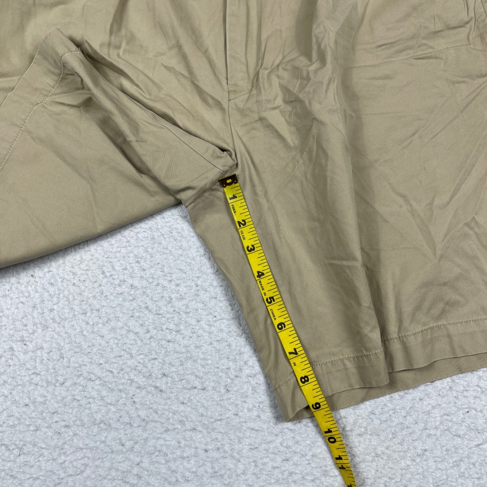 Polo Ralph Lauren Golf Shorts Mens 34 Khaki Pleated Fairway Cotton Preppy - Picture 5 of 11